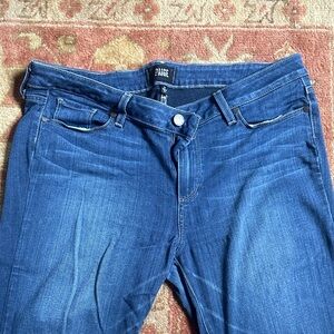 PAIGE Women's Dark Blue Skinny Jeans